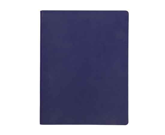 Бизнес-блокнот 'Biggy', B5 формат, синий, серый форзац, мягкая обложка, в клетку, Цвет: синий, изображение 2
