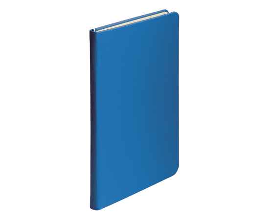 Ежедневник недатированный SIMPLY FLEX, А5,  голубой, кремовый блок, в клетку, Цвет: голубой, изображение 5