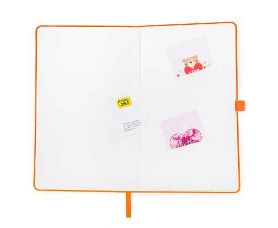 Бизнес-блокнот А5 FLIPPY, оранжевый, твердая обложка, в линейку, Цвет: оранжевый, изображение 12