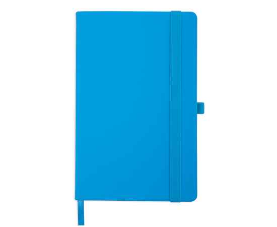 Бизнес-блокнот А5 FLIPPY, голубой, твердая обложка, в линейку, Цвет: голубой, изображение 5