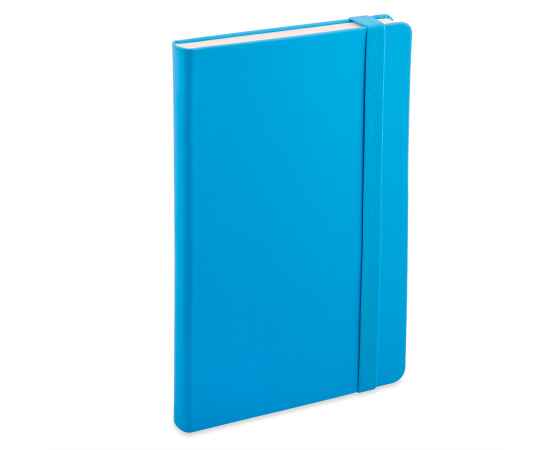 Бизнес-блокнот А5 FLIPPY, голубой, твердая обложка, в линейку, Цвет: голубой, изображение 7
