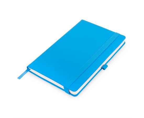 Бизнес-блокнот А5 FLIPPY, голубой, твердая обложка, в линейку, Цвет: голубой, изображение 9