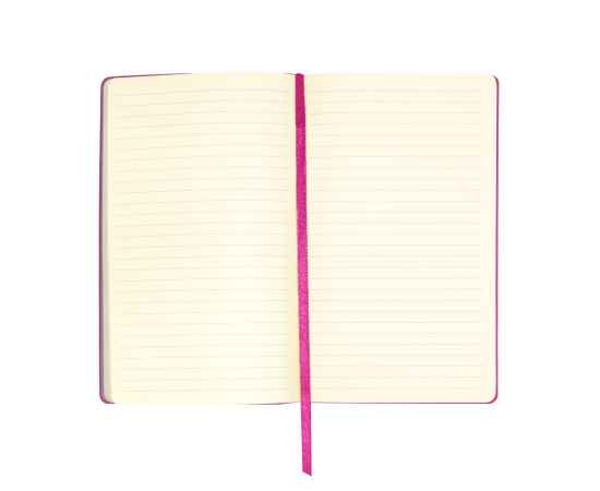 Бизнес-блокнот 'Funky', 130*210 мм, розовый, фиолетовый  форзац, мягкая обложка,  в линейку, Цвет: розовый, фиолетовый, изображение 3