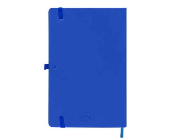 Бизнес-блокнот А5  'Silky', синий,  твердая обложка,  в клетку, Цвет: синий, изображение 3