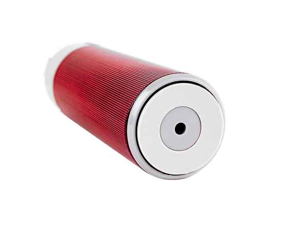 Bluetooth колонка с зарядным устройством(2000mAh) и моноподом 'Turbo Tube',красный с серым,18х5,5х5,3, Цвет: красный, серый, изображение 9