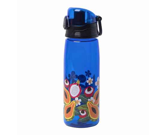 Бутылка для воды FLASK, 800 мл, 25,2х7,7см, синий, пластик, Цвет: синий, изображение 2