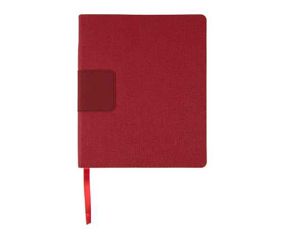 Бизнес-блокнот 'Tweedi', 150х180 мм, красный, кремовая бумага, гибкая обложка, в линейку, Цвет: красный, изображение 2
