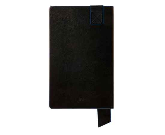 Бизнес-блокнот 'Trendi', 130*210 мм, черно-синий, мягкая обложка, в линейку, Цвет: черный, синий, изображение 4