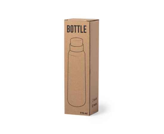 Бутылка для воды ANUKIN, белая, 770 мл, нержавеющая сталь, Цвет: белый, изображение 3