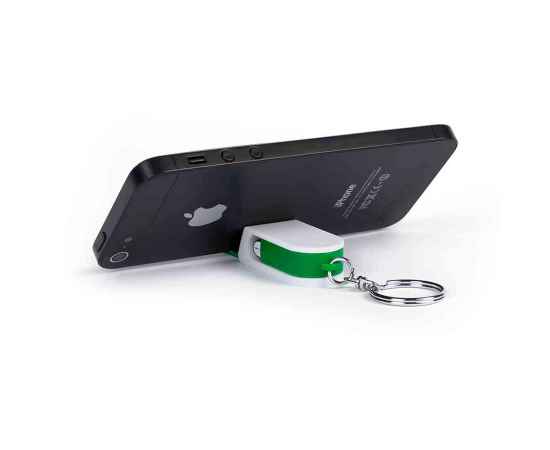 Брелок SATARI с подставкой для телефона, пластик, черный, 2 x 4.8 x 1.3 см, Цвет: черный, белый, Размер: 2 x 4.8 x 1.3 см, изображение 5