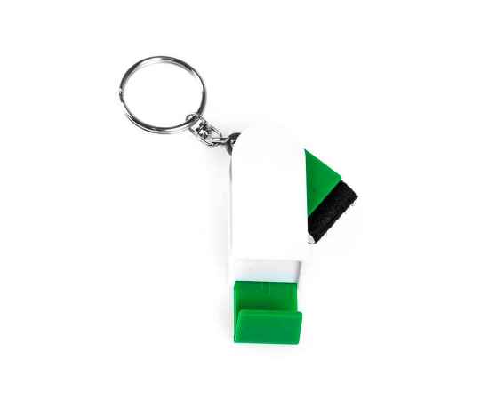 Брелок SATARI с подставкой для телефона, пластик, зеленый, 2 x 4.8 x 1.3 см, Цвет: зеленый, Размер: 2 x 4.8 x 1.3 см, изображение 4