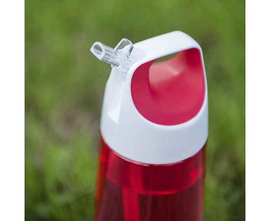 Бутылка для воды TUBE, 700 мл, 24х8см, прозрачный, пластик rPET, Цвет: прозрачный, изображение 3