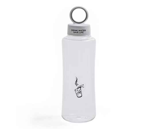 Бутылка для воды RING, 600 мл, 24,5х7,3см, пластик rPET, Цвет: прозрачный, изображение 5