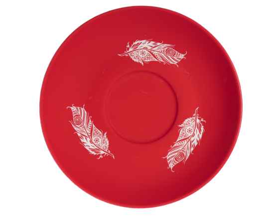 Чайная пара TENDER, 250 мл, красный, фарфор, прорезиненное покрытие, Цвет: красный, изображение 11