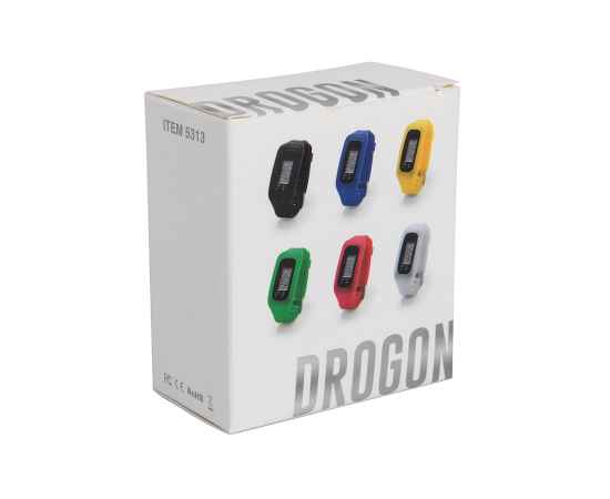 Часы наручные DROGON, черный, силиконовый ремешок, Цвет: Чёрный, изображение 3