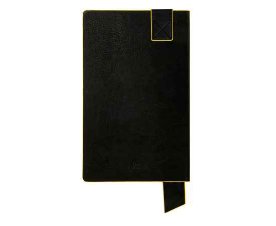 Бизнес-блокнот 'Trendi', 130*210 мм, черно-желтый, мягкая обложка, в линейку, Цвет: черный, желтый, изображение 4
