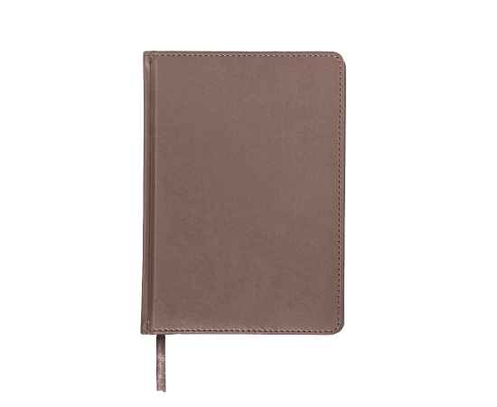 Ежедневник недатированный Campbell, А5,  коричневый, белый блок, Цвет: коричневый, изображение 2
