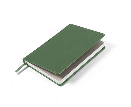 Ежедневник недатированный Campbell, А5,  зеленый, белый блок, Цвет: зеленый, изображение 5