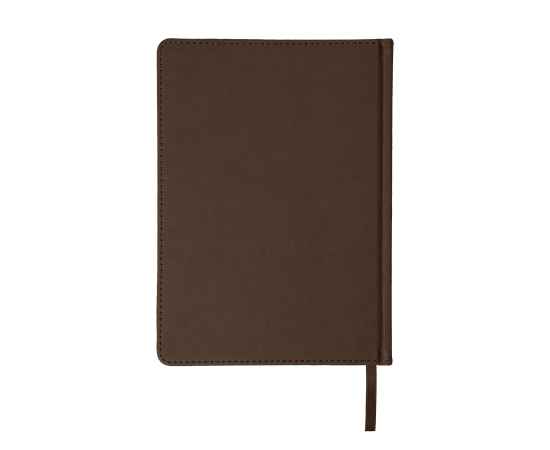 Ежедневник недатированный Anderson, А5, темно-коричневый, белый блок, Цвет: темно-коричневый, изображение 3