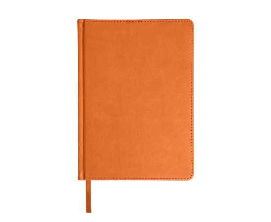 Ежедневник недатированный Bliss, А5,  оранжевый, белый блок, без обреза, Цвет: оранжевый, изображение 2
