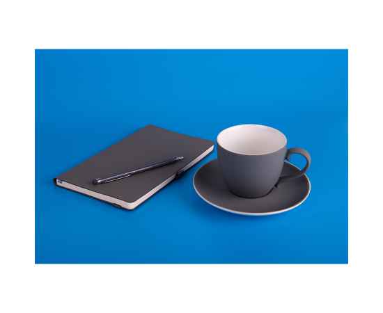Чайная пара TENDER, 250 мл, черный, фарфор, прорезиненное покрытие, Цвет: Чёрный, изображение 5