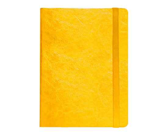 Ежедневник недатированный Boomer, А5,  желтый, кремовый блок, без обреза, изображение 2