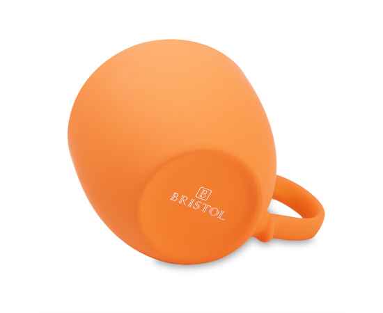 Чайная пара TENDER, 250 мл, оранжевый, фарфор, прорезиненное покрытие, Цвет: оранжевый, изображение 7