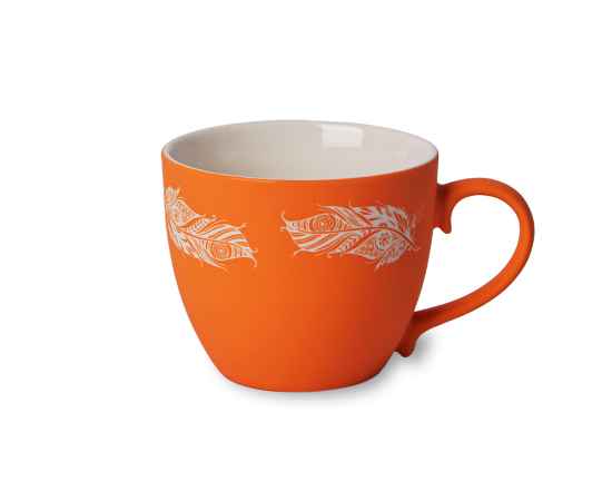 Чайная пара TENDER, 250 мл, оранжевый, фарфор, прорезиненное покрытие, Цвет: оранжевый, изображение 11