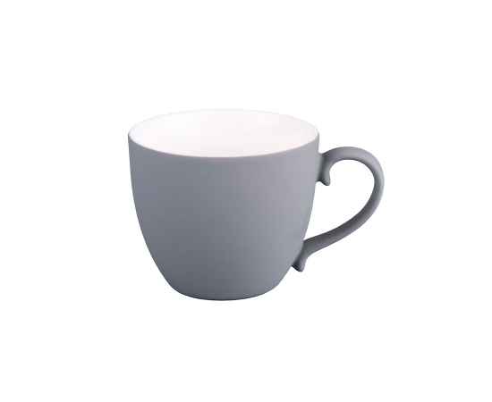 Чайная пара TENDER, 250 мл, серый, фарфор, прорезиненное покрытие, Цвет: серый, изображение 6