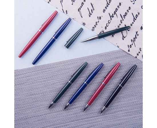 DELICATE, ручка шариковая, бордовый/хром, металл, Цвет: бордовый, изображение 3