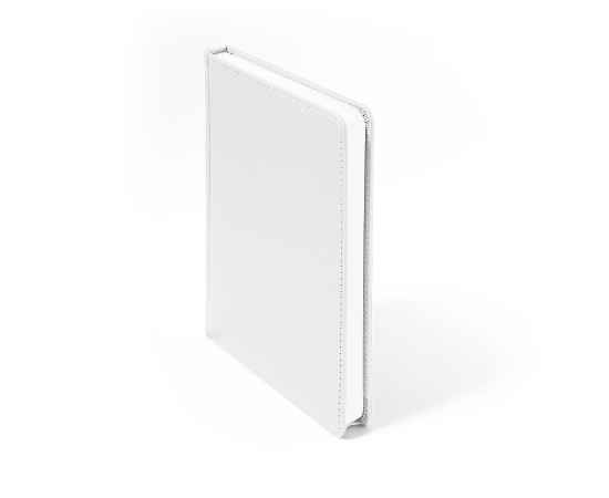 Ежедневник недатированный Campbell, А5,  белый, белый блок, Цвет: белый, изображение 9