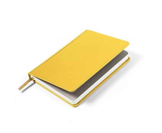 Ежедневник недатированный Campbell, А5, желтый, белый блок, Цвет: желтый, изображение 5