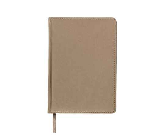 Ежедневник недатированный Campbell, А5, светло-коричневый, белый блок, Цвет: светло-коричневый, изображение 2