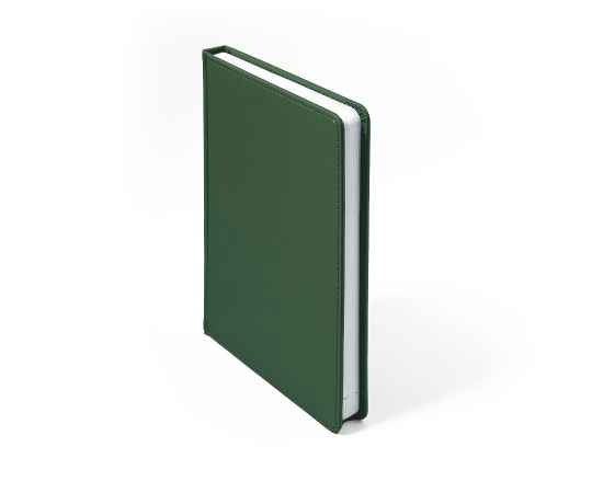 Ежедневник недатированный Campbell, А5,  темно-зеленый, белый блок, Цвет: Тёмно-зелёный, изображение 9