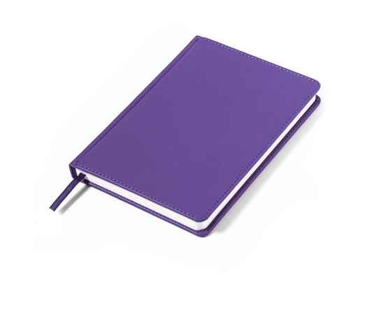 Ежедневник недатированный Campbell, А5, фиолетовый, белый блок, Цвет: фиолетовый, изображение 4