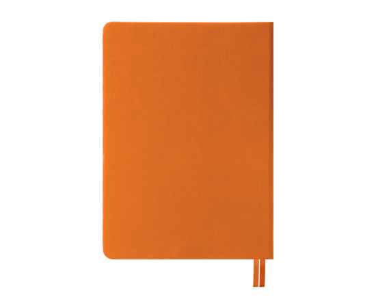 Ежедневник недатированный Softie, А5, оранжевый, блок в клетку, оранжевый обрез, Цвет: оранжевый, изображение 3