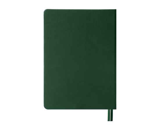 Ежедневник недатированный Softie, А5, темно-зеленый, блок в клетку, зеленый обрез, Цвет: Тёмно-зелёный, изображение 3