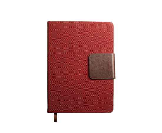 Ежедневник недатированный Mod, А5, красный, кремовый блок, Цвет: красный, изображение 4