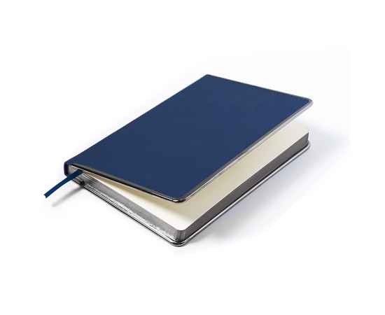 Ежедневник недатированный Montrose, А5,  синий, кремовый блок, графитовый срез, Цвет: синий, изображение 5