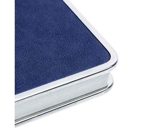 Ежедневник недатированный Montrose, А5,  синий, кремовый блок, графитовый срез, Цвет: синий, изображение 8