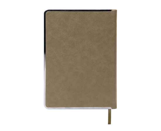 Ежедневник недатированный Montrose, А5,  светло-коричневый, кремовый блок, графитовый срез, Цвет: светло-коричневый, изображение 3