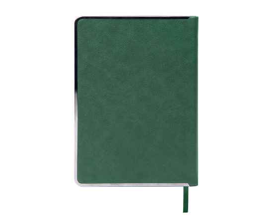 Ежедневник недатированный Montrose, А5,  зеленый, кремовый блок, графитовый срез, Цвет: зеленый, изображение 3