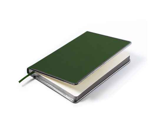 Ежедневник недатированный Montrose, А5,  зеленый, кремовый блок, графитовый срез, Цвет: зеленый, изображение 5