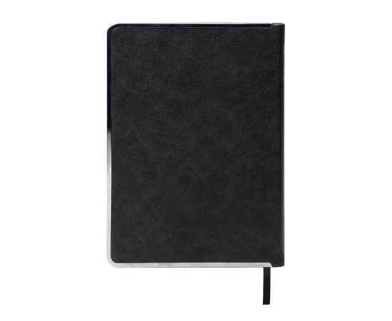 Ежедневник недатированный Montrose, А5,  черный, кремовый блок, графитовый срез, Цвет: Чёрный, изображение 4