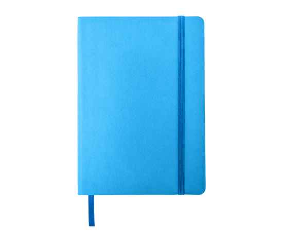 Ежедневник недатированный Shady, А5,  лазурный, кремовый блок, синий обрез, Цвет: лазурный, изображение 2