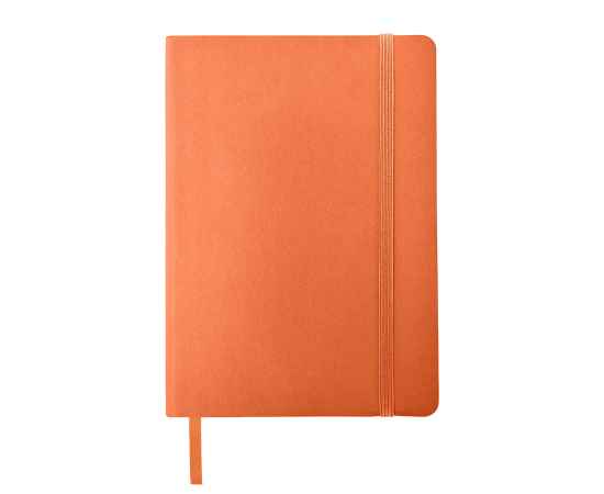 Ежедневник недатированный Shady, А5,  оранжевый, кремовый блок, оранжевый обрез, Цвет: оранжевый, изображение 2