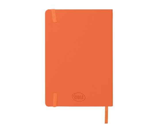 Ежедневник недатированный Shady, А5,  оранжевый, кремовый блок, оранжевый обрез, Цвет: оранжевый, изображение 5