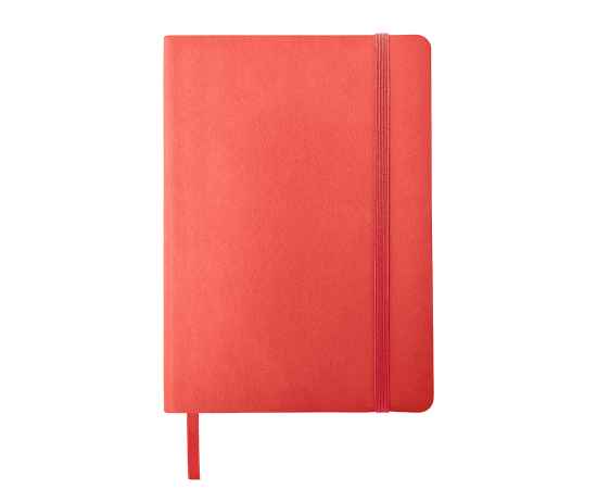 Ежедневник недатированный Shady, А5,  красный, кремовый блок, красный обрез, Цвет: красный, изображение 2