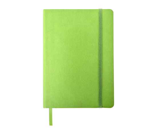 Ежедневник недатированный Shady, А5,  зеленое яблоко, кремовый блок, зеленый обрез, Цвет: зеленое яблоко, изображение 2