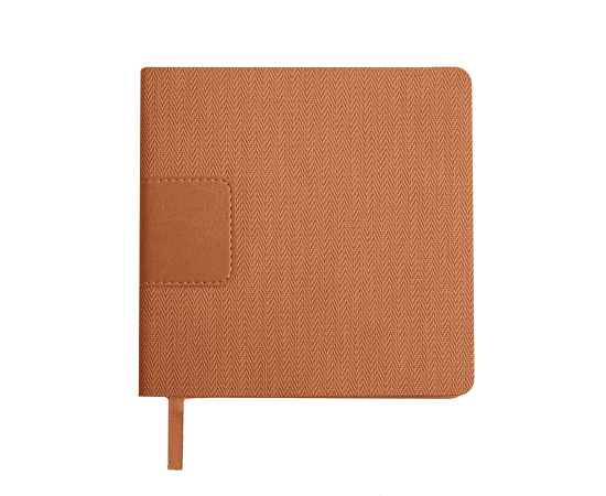 Ежедневник недатированный Scotty, А5-,  оранжевый, кремовый блок, без обреза, Цвет: оранжевый, изображение 2